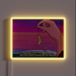 Sailor Moon Quote RGB Neon Sign