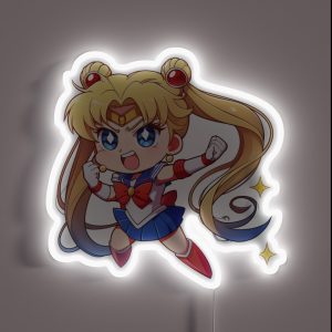 Sailor Moon Ready To Go RGB Neon Sign Sailor Moon Ready To Go RGB Neon Sign