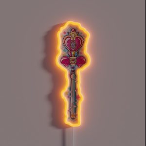 Sailor Moon Wand RGB Neon Sign