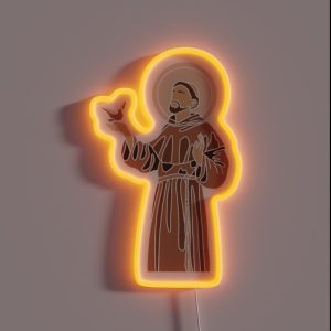 Saint Francis Of Assisi RGB Neon Sign