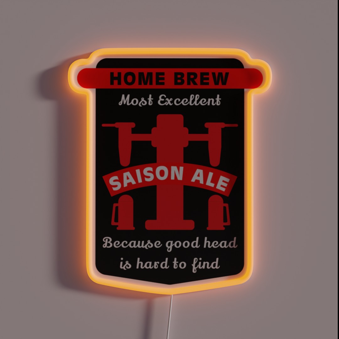 Saison Ale Best Home Brew Craft Beer Craft RGB Neon Sign Saison Ale Best Home Brew Craft Beer Craft RGB Neon Sign