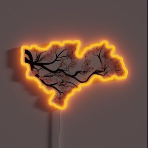 Sakura Cherry Blossom Tree RGB Neon Sign