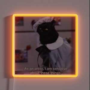 Salem The Cat Artist RGB Neon Sign Salem The Cat Artist RGB Neon Sign