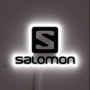 Salomon Skiing Tee RGB Neon Sign