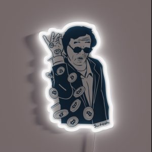 Salt Satoshi Bitcoin RGB Neon Sign