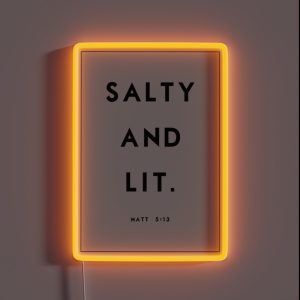Salty And Lit RGB Neon Sign Salty And Lit RGB Neon Sign