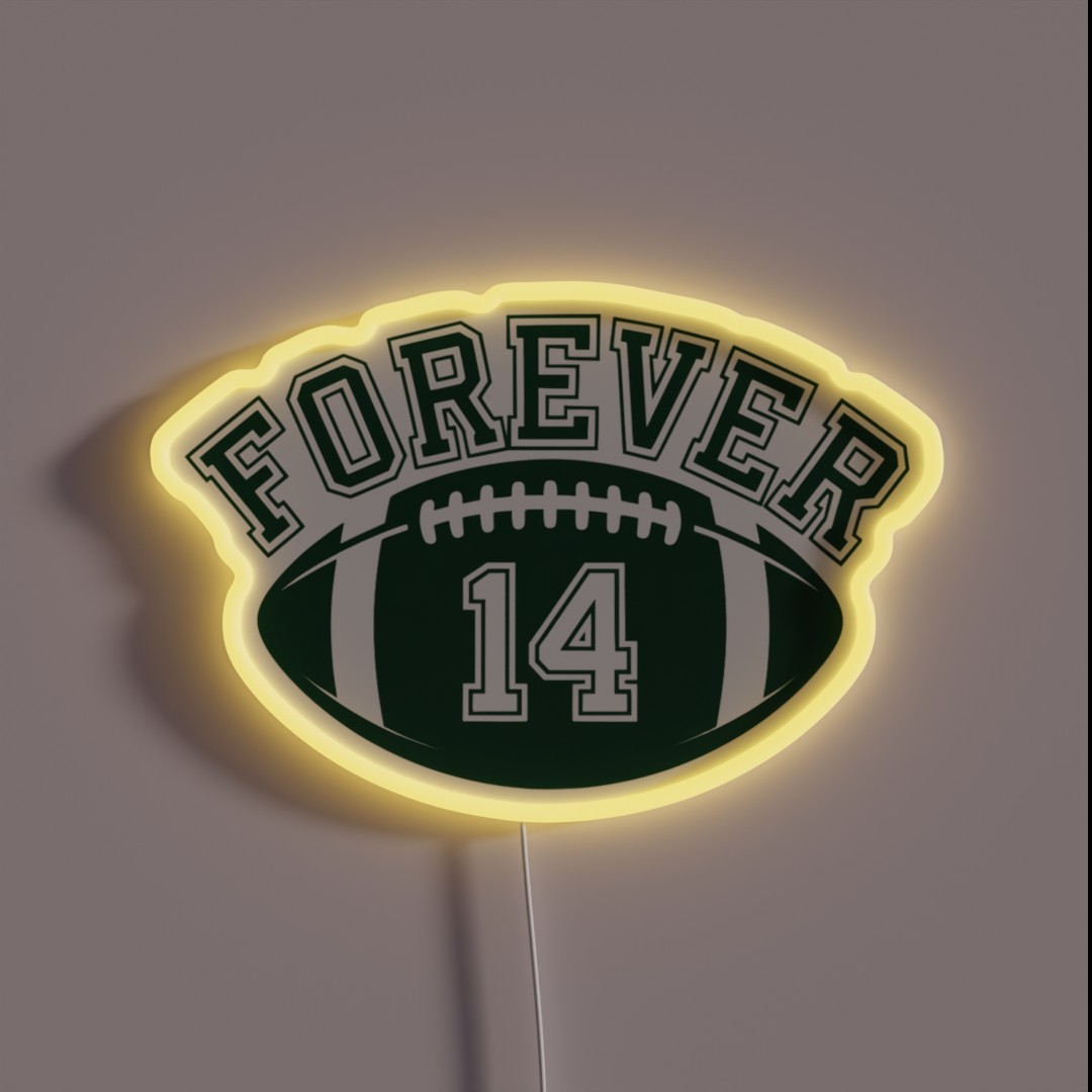 Sam Darnold 14 Forever American Football RGB Neon Sign Sam Darnold 14 Forever American Football RGB Neon Sign