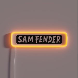Sam Fender Logo RGB Neon Sign Sam Fender Logo RGB Neon Sign