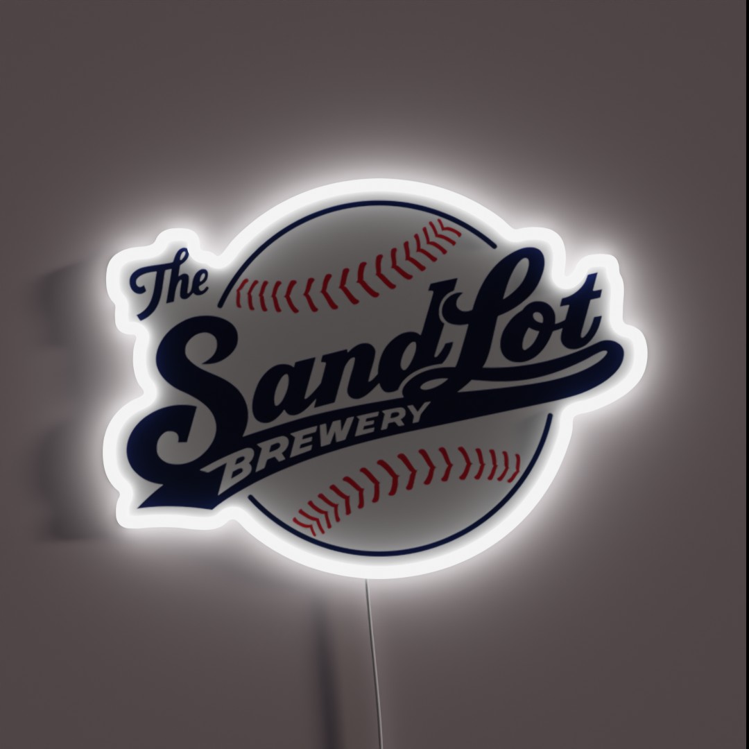 Sandlot Brewery RGB Neon Sign Sandlot Brewery RGB Neon Sign