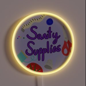 Sanity Supplies RGB Neon Sign Sanity Supplies RGB Neon Sign