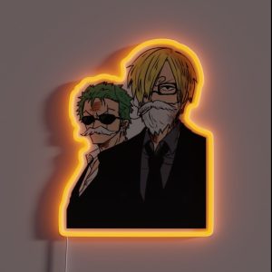 Sanji And Zoro RGB Neon Sign
