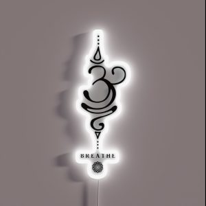 Sanskrit Breathe Symbol RGB Neon Sign