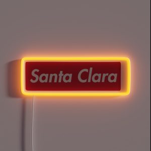 Santa Clara Go Broncos SCU RGB Neon Sign
