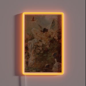 Sapphic Renaissance Painting RGB Neon Sign