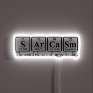 Sarcasm RGB Neon Sign Sarcasm RGB Neon Sign