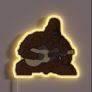 Sassy Playing Guitar RGB Neon Sign Sassy Playing Guitar RGB Neon Sign