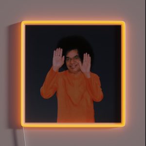 Sathya Sai Baba Blessings Photo RGB Neon Sign Sathya Sai Baba Blessings Photo RGB Neon Sign
