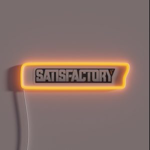 Satisfactory RGB Neon Sign