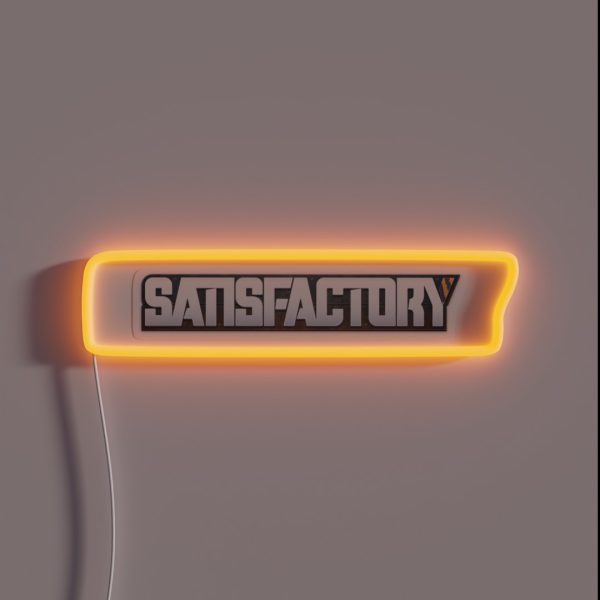 Satisfactory RGB Neon Sign
