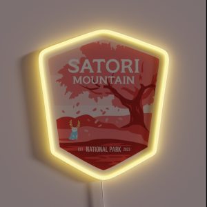 Satori Mountain National Park RGB Neon Sign