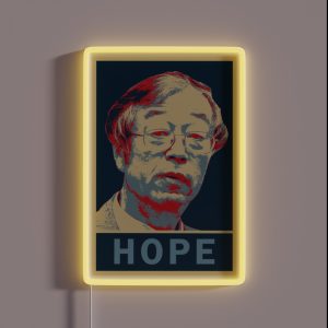 Satoshi Nakamoto Hope RGB Neon Sign