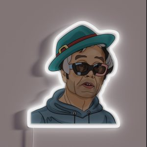 Satoshi Nakamoto On Style RGB Neon Sign