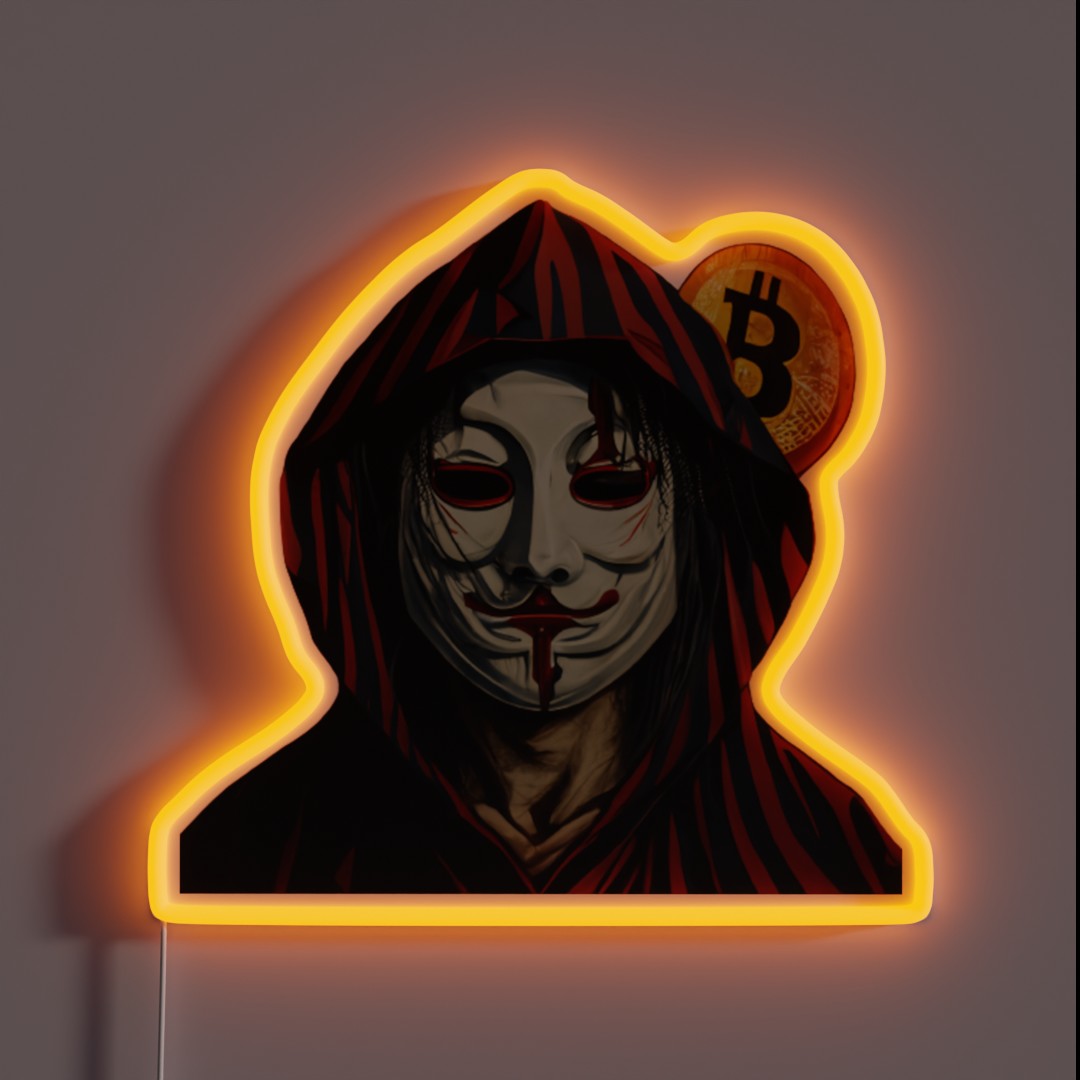 Satoshi Nakamoto RGB Neon Sign Satoshi Nakamoto RGB Neon Sign
