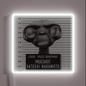 Satoshi Nakamoto RGB Neon Sign