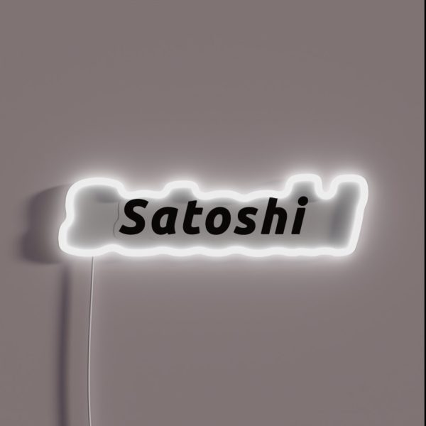 Satoshi RGB Neon Sign