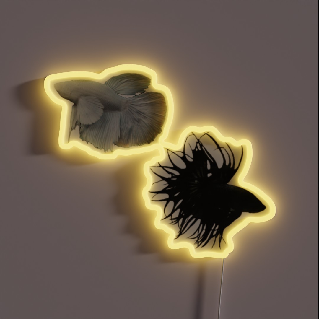 Satosugu Betta Fish RGB Neon Sign Satosugu Betta Fish RGB Neon Sign