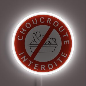 Sauerkraut Prohibited RGB Neon Sign