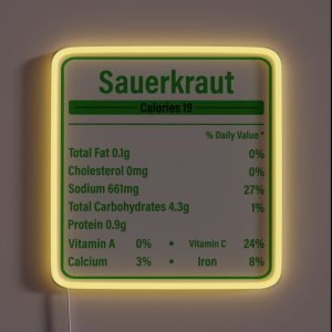 SAUERKRAUT RGB Neon Sign