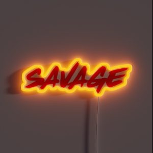 Savage Classic RGB Neon Sign Savage Classic RGB Neon Sign