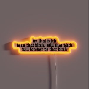 Savage Megan Thee Stallion Black RGB Neon Sign