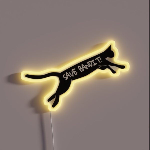 Save Bandit RGB Neon Sign