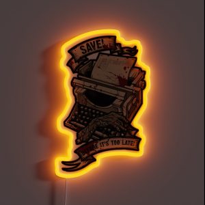 Save Before It S Too Late RGB Neon Sign