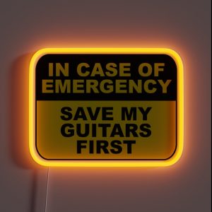 Save My Guitars First RGB Neon Sign