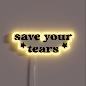 Save Your Tears RGB Neon Sign Save Your Tears RGB Neon Sign