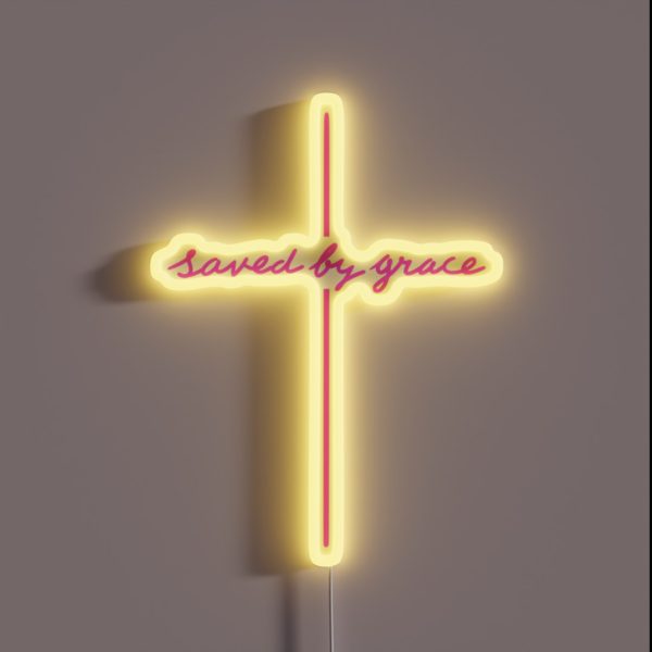 Saved RGB Neon Sign