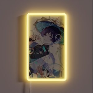 Scara Beautiful Hat RGB Neon Sign