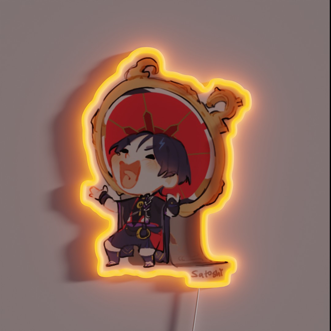 Scaramouche Genshin Impact RGB Neon Sign Scaramouche Genshin Impact RGB Neon Sign