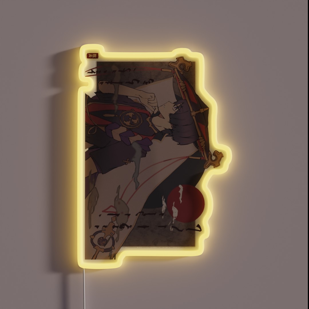 Scaramouche Genshin Impact RGB Neon Sign Scaramouche Genshin Impact RGB Neon Sign