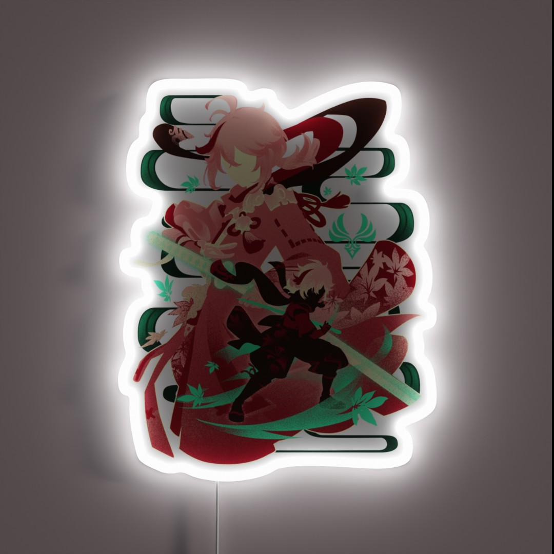 Scarlet Leaves Kazuha RGB Neon Sign Scarlet Leaves Kazuha RGB Neon Sign