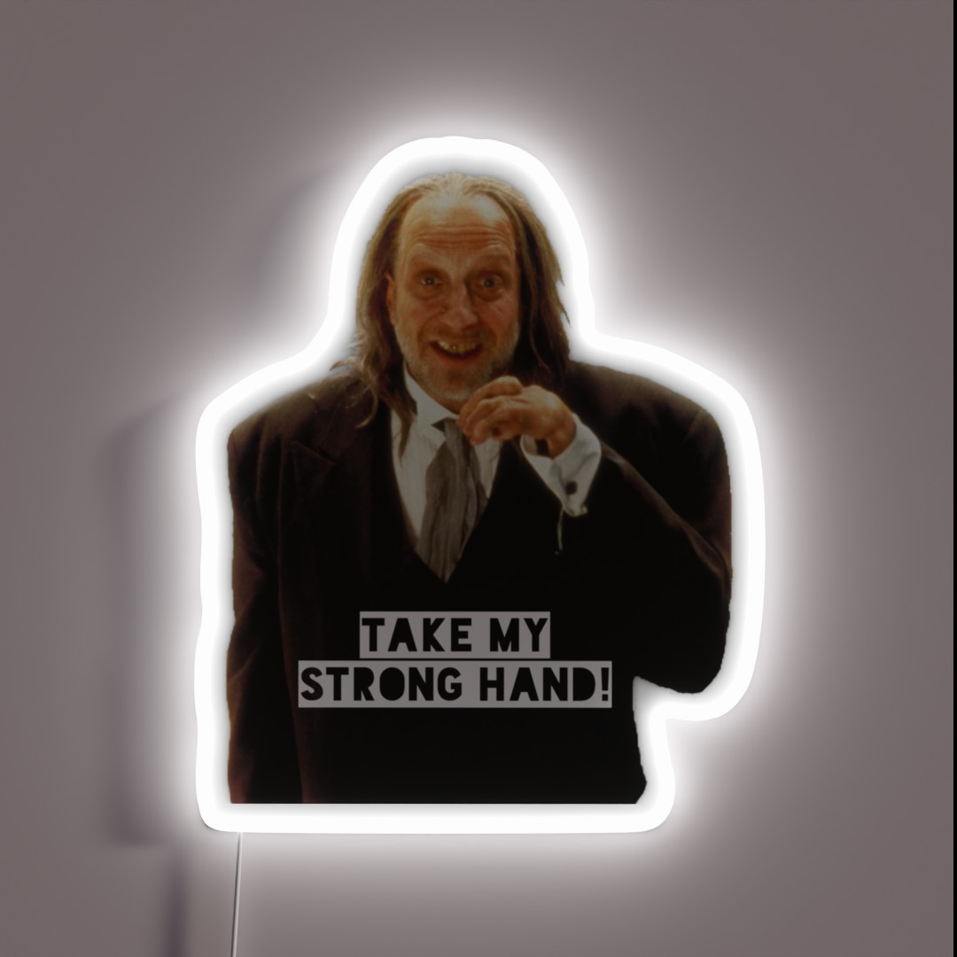 Scary Movie Hanson Strong Hand RGB Neon Sign Scary Movie Hanson Strong Hand RGB Neon Sign