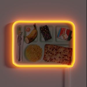 School Lunch RGB Neon Sign School Lunch RGB Neon Sign