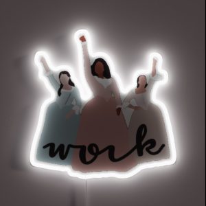 Schyler Sisters Work Hamilton Musical RGB Neon Sign