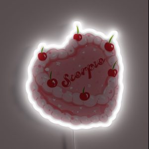 Scorpio Cake RGB Neon Sign Scorpio Cake RGB Neon Sign