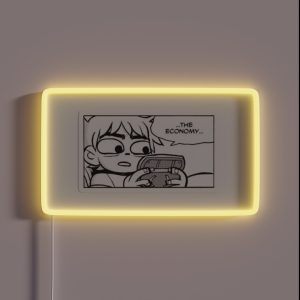 Scott Pilgrim The Economy RGB Neon Sign Scott Pilgrim The Economy RGB Neon Sign