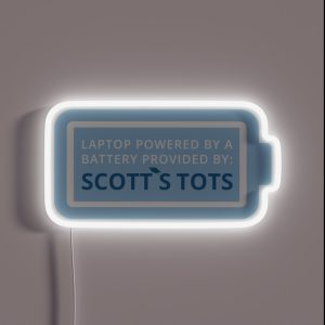 Scott S Tots The Office RGB Neon Sign Scott S Tots The Office RGB Neon Sign