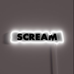 Scream RGB Neon Sign Scream RGB Neon Sign